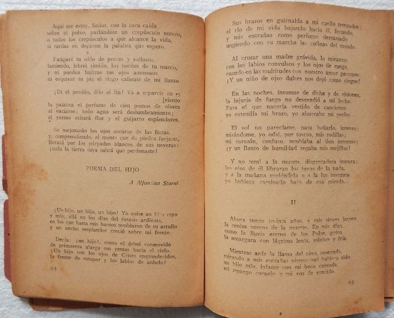Libro de poesías y prosa de Gabriela Mistral - imagen 4
