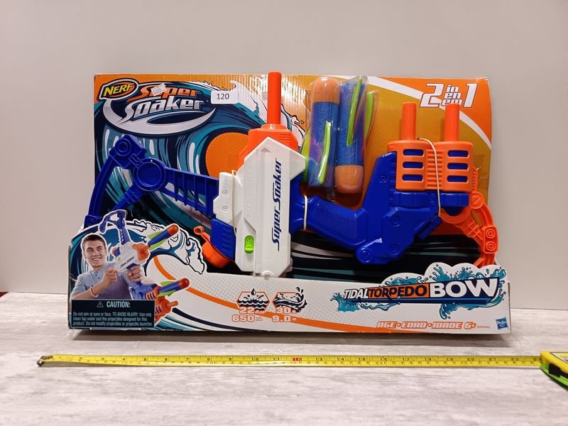 Nerf Super Soaker 2 en 1 agua y cartuchos juguetes - imagen 3