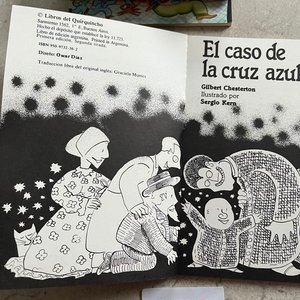 El Caso de la Cruz Azul de Gilbert Chesterton, Ilustrado por Sergio Kern - imagen 2