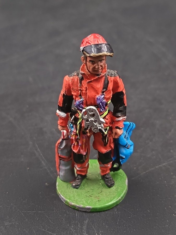 Figura de Bombero en Plomo Colección Del Prado, España