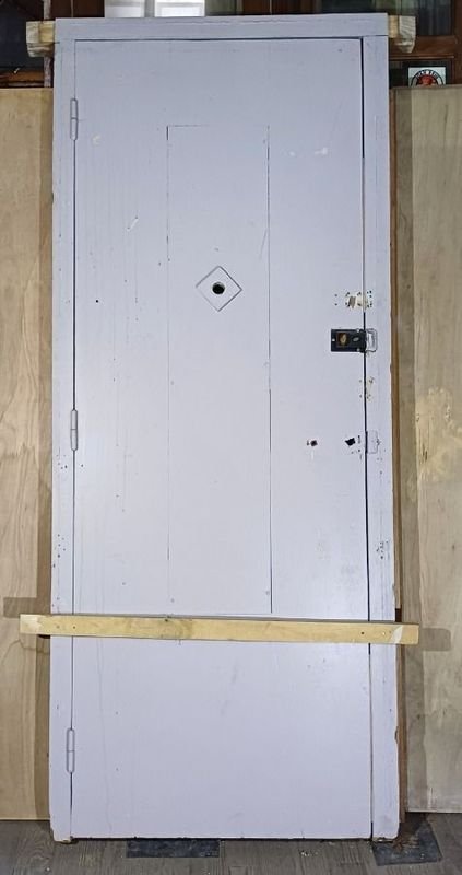 Puerta de ingreso de cedro con marco en pinotea - imagen 5