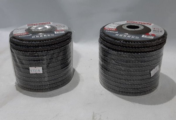 12 Discos Aleta Metal Crown 4 1/2" A100