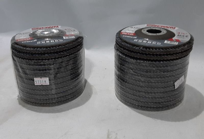 12 Discos Aleta Metal Crown 4 1/2" A100