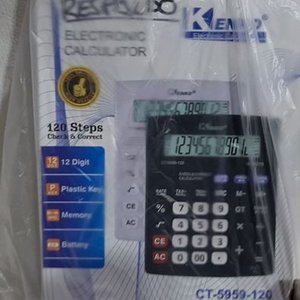 Caja con Varios Artículos: Calculadora, Soporte Celular, Cables y Máscara de Soldar - imagen 3