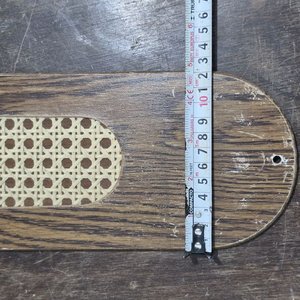 Aspas de Ventilador de Madera con Rejilla Estilo Caña (4 Unidades) - imagen 4