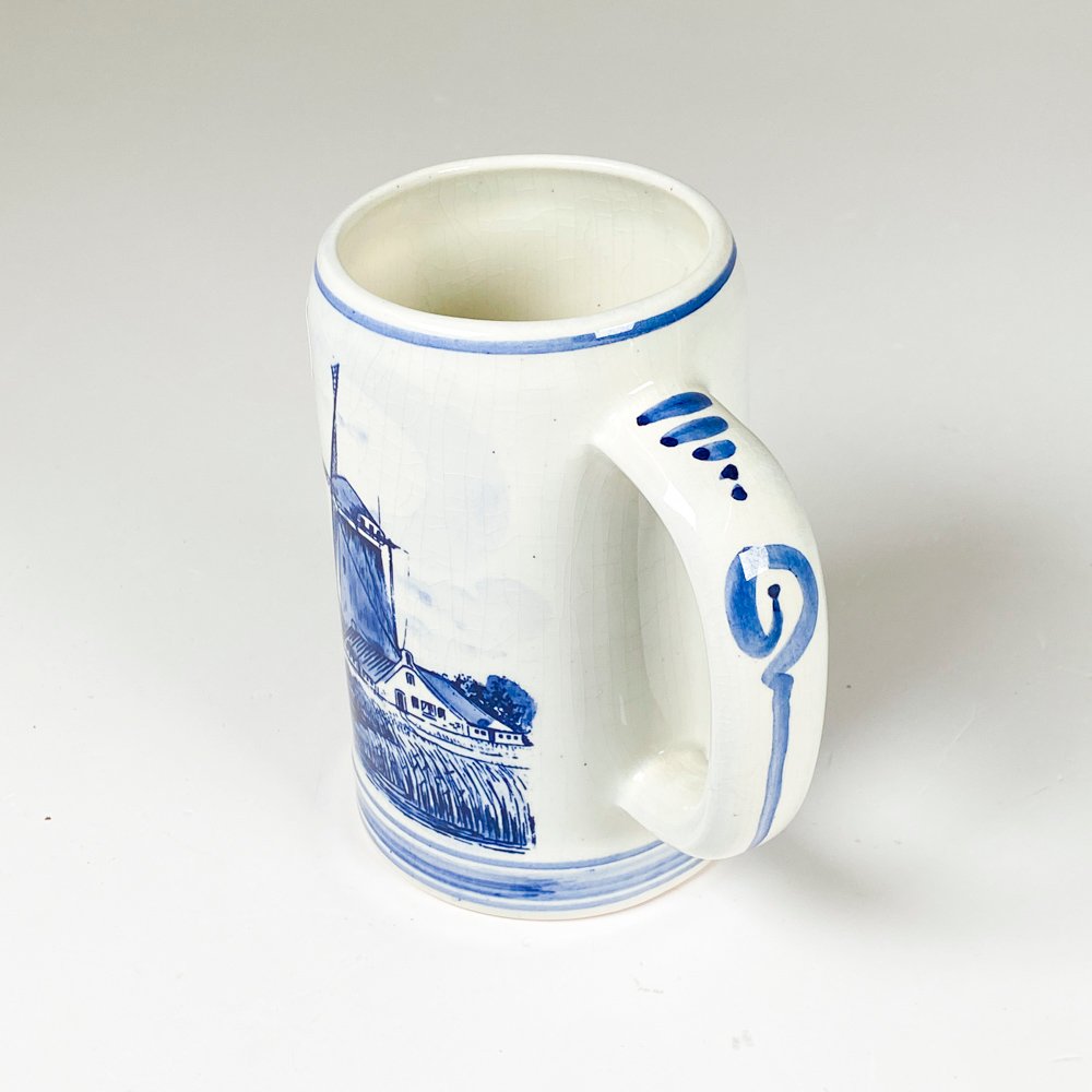 Jarra de loza Delft decorada, altura 13 cm - imagen 3