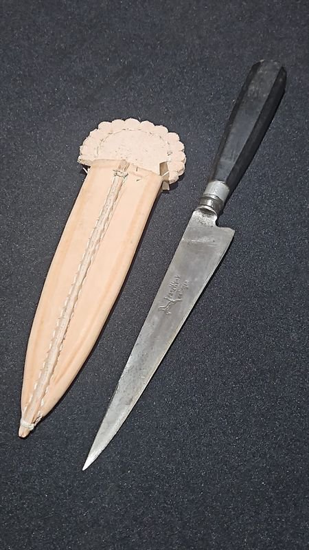 Cuchillo Franz Wenk Solingen Hoja 15 cm Cabo Original