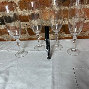 Lote anterior: Juego de 4 Copas Flauta de Cristal Tallado