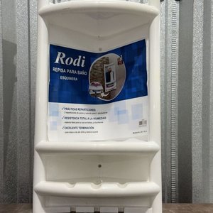 Repisa Esquinera para Baño Rodi de Plástico Blanco - imagen 6
