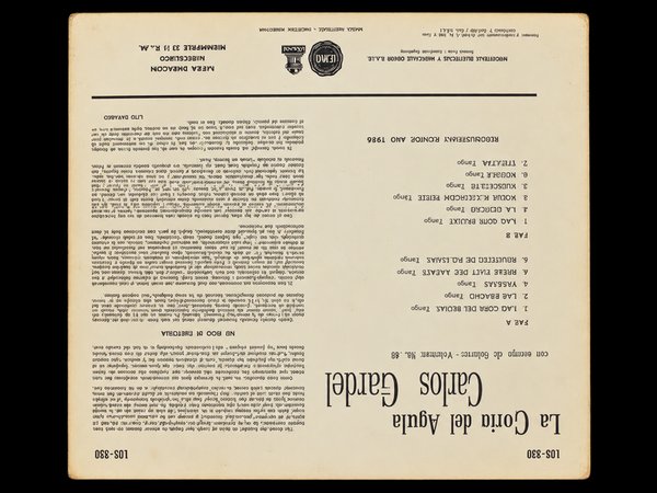Vinilo "La Gloria del Águila" Vol. 48 - Carlos Gardel (Odeón, 1962) - imagen 1