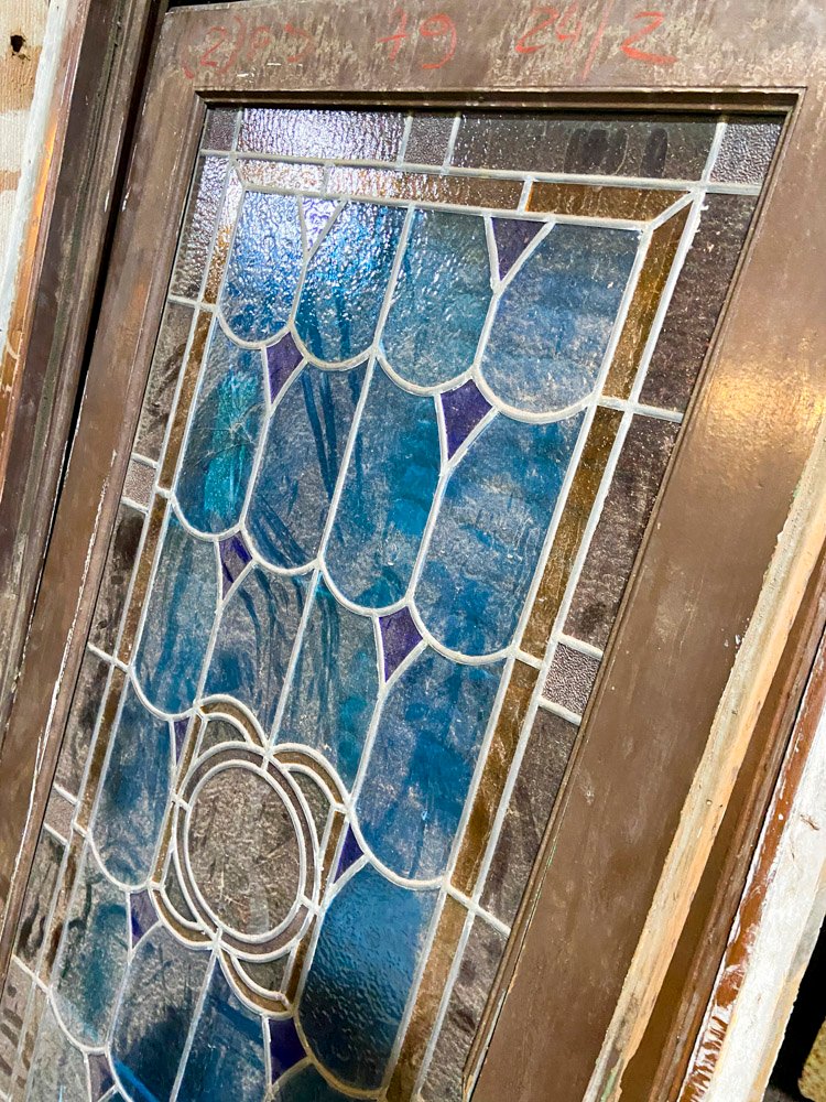 Ventanas de madera con vitraux para decorar - imagen 3