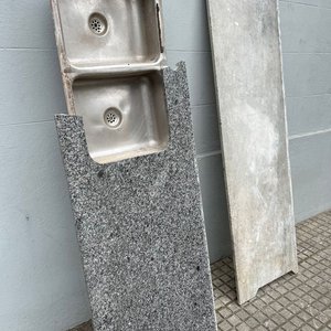Mesada de Mármol con Bacha Doble y Mesada Adicional - imagen 5