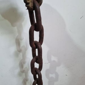 Conjunto de Tramos de Cadenas de Hierro Rústicas para Trabajos Pesados - imagen 5