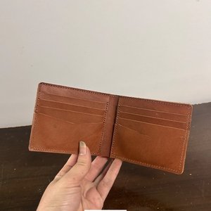 Billetera de Cuero Marrón Marca VERSAK para Hombre Nueva - imagen 4