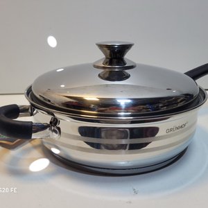 Set de 2 Ollas de Acero Inoxidable Grünhof con Tapa - imagen 7