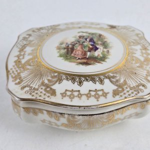 Lote de 3 Cajas de Porcelana Limoges, Bavaria y Despojador Inglés - imagen 7