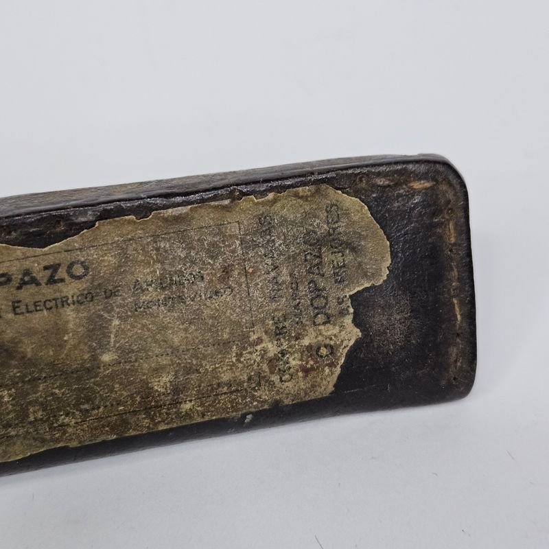 Navaja de afeitar en estuche con etiqueta de Casa Dopazo - imagen 4
