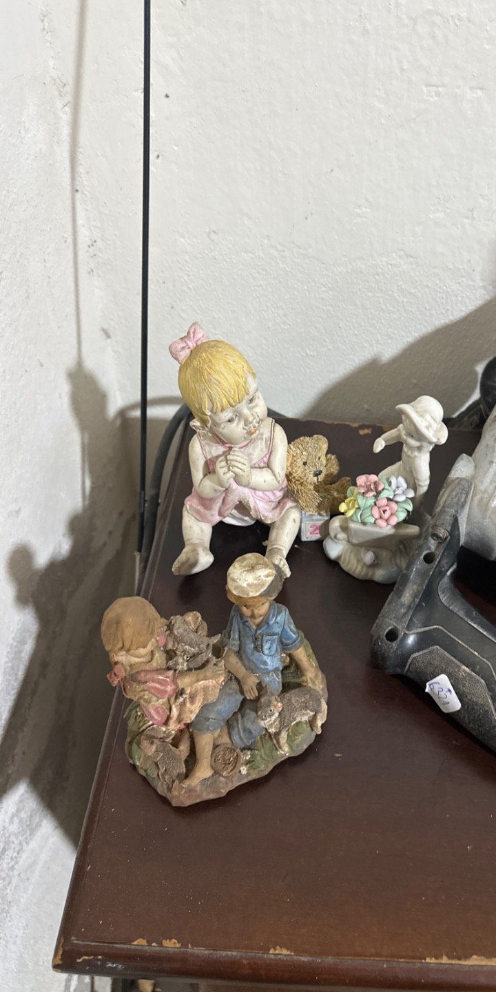 Lote de Adornos Infantiles y Osito de Peluche