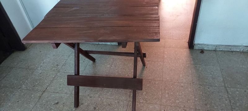 MESA DE MADERA - mesa de madera antigua con diseño clásico - imagen 2