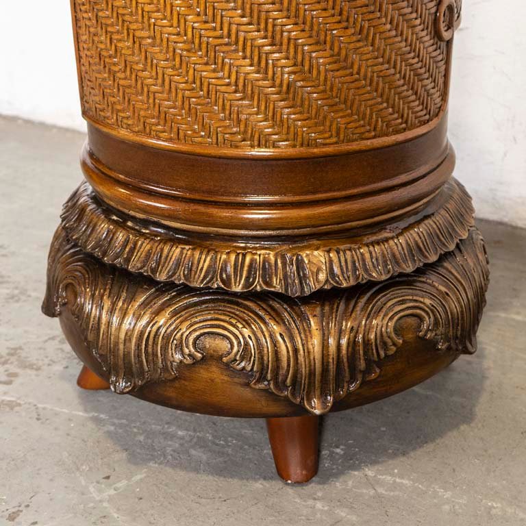 Base para mesa de madera con detalles - imagen 3