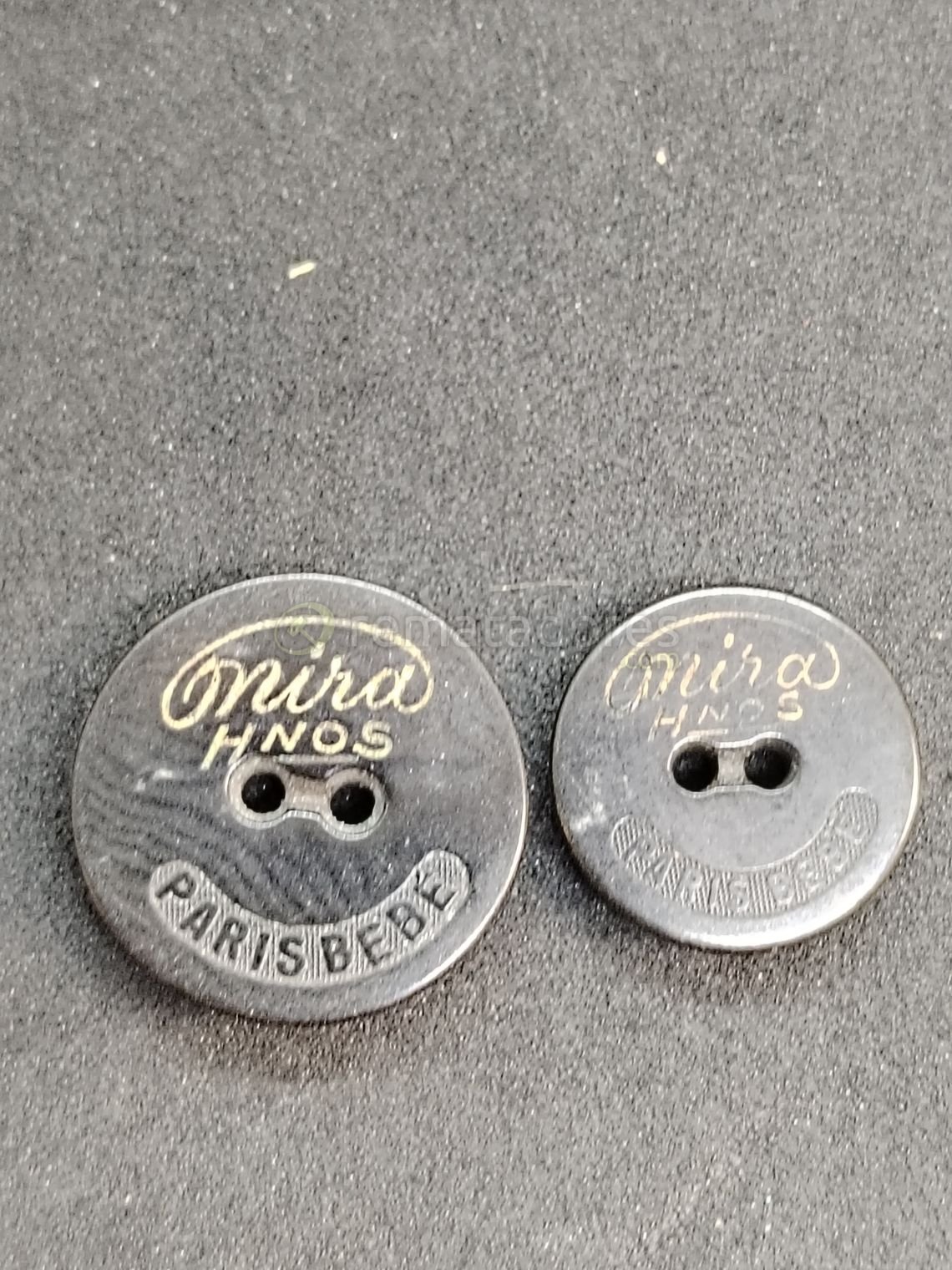 Botones Mira Hnos Paris Bebe Vintage