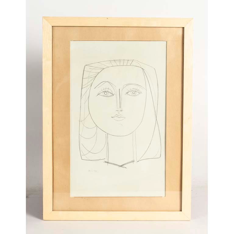 Pintura de Picasso (reproducción) - Françoise