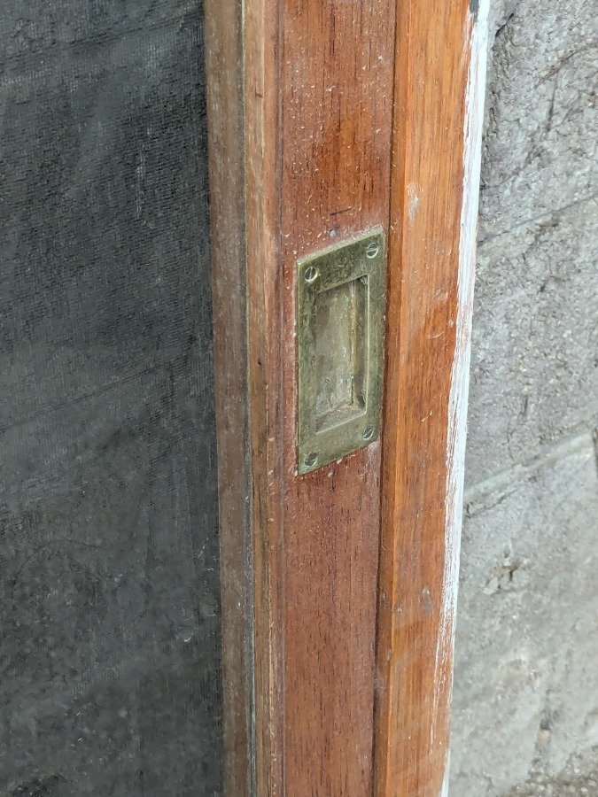 Ventana con dos hojas corredizas y marco de cedro - imagen 7