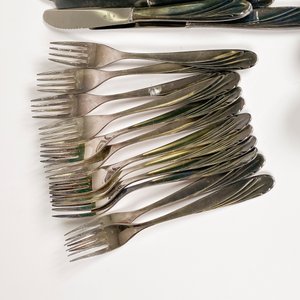 Set de 36 Cubiertos WMF: Cucharas, Tenedores y Cuchillos de Metal Plateado - imagen 3
