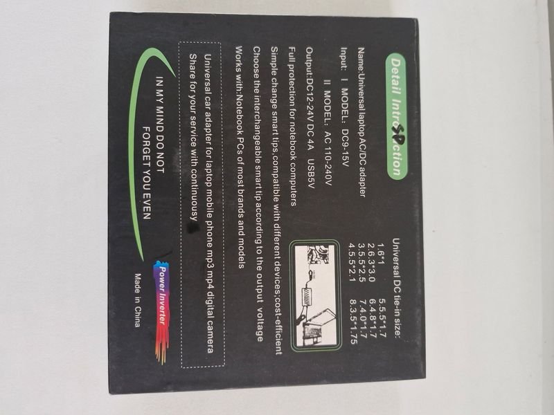 Cargador Universal para Lapto De Auto - imagen 3