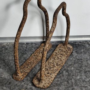 Juego de Estribos Antiguos de Hierro para Decoración - imagen 4