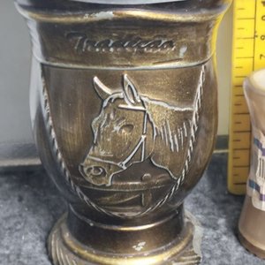 Dos Mates: Uno de Guampa con Caballo y Otro "Rancherita" Nuevo - imagen 4
