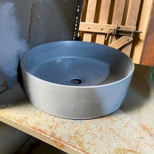Lote siguiente: Bacha de Baño Circular Gris Loza 39 cm Diámetro