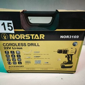 Taladro Inalámbrico Norstar 22V con 2 Baterías y Accesorios - imagen 9