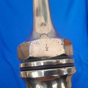 Lanza de Manguera de Incendio Antigua Merryweather & Sons Cobre y Bronce - imagen 6