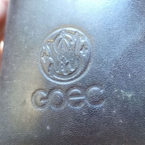 Funda Táctica de Cuero Negro para Spray de Pimienta o Maza GOEC - imagen 4