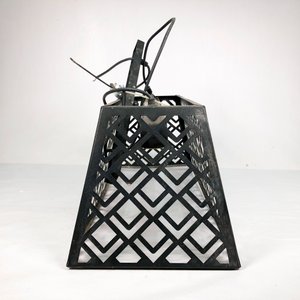 Colgante de Techo Negro Metálico con Dos Luces - imagen 2