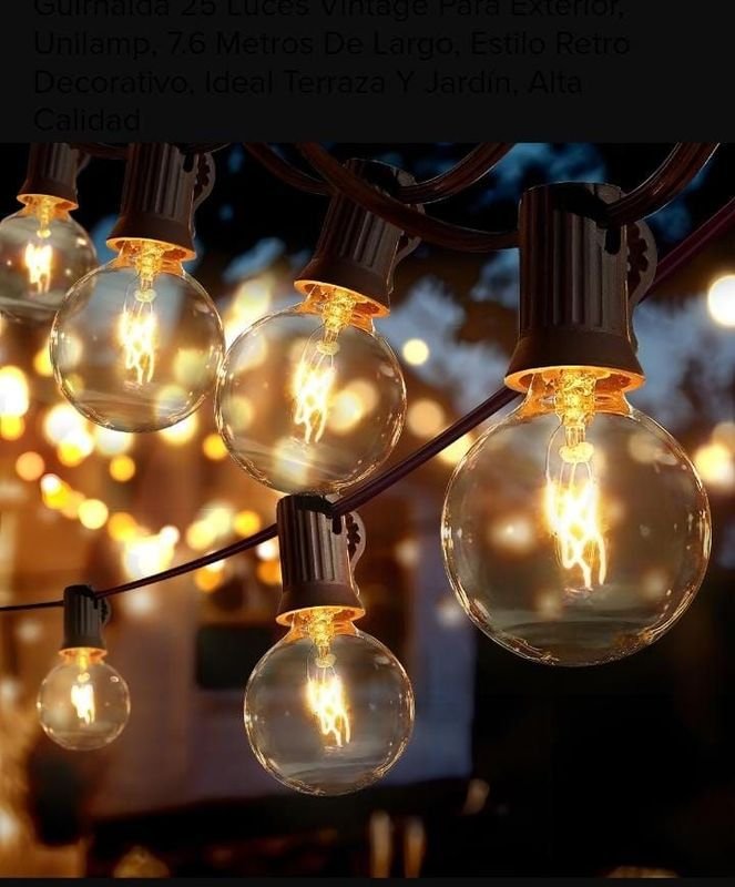 Guirnalda exteriores de luces y repuestos - imagen 7