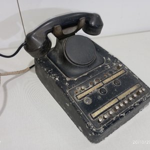 Teléfono Antiguo de Mesa con Botonera y Auricular - imagen 3