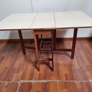 Mesa de Comedor Plegable Madera y Formica Clara - imagen 3