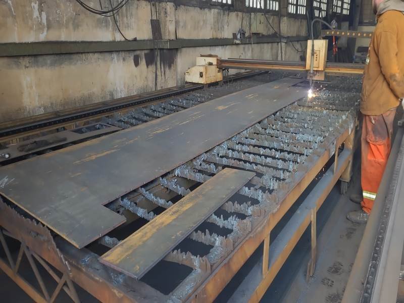 Mesa de Corte CNC Plasma Industrial
