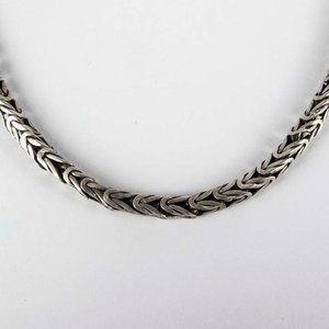 Lote anterior: Collar de Plata Maciza Estilo Bizantino