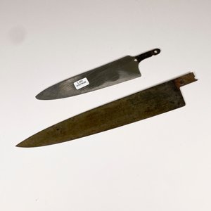 Dos Hojas de Acero Tramontina para Cuchillo (30 y 20 cm) - imagen 2