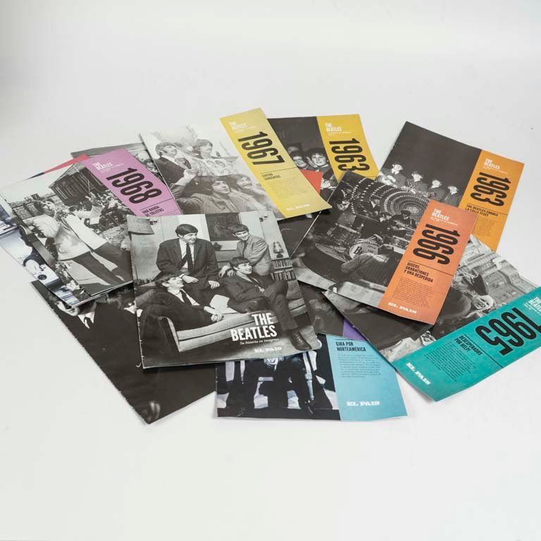 Lote de 14 Fascículos "The Beatles: Su Historia en Imágenes" de El País