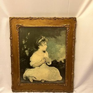 Reproducción "La Edad de la Inocencia" con Marco Dorado Ornamentado - imagen 3