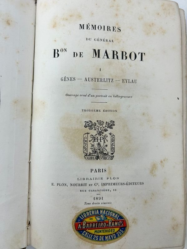 Libro de memorias militares del general Barón de Marbot - imagen 2