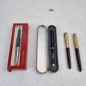 Conjunto de Plumas Fuente Antiguas y Rollerball: Sheaffer, Prochile y Más - imagen 2