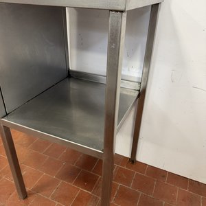 Mesada de Acero Inoxidable con Estante Inferior - 120x65x66 cm - imagen 3