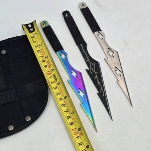Set de 3 Cuchillos de Lanzamiento con Funda - imagen 2