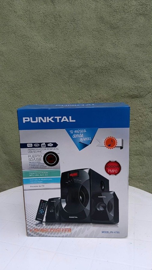 Reproductor Portátil PUNKTAL PK-HT95 Multimedia con Subwoofer