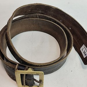 Cinto Oficial Ejército Uruguayo Bronce Hebilla Década 50 - 113cm - imagen 2